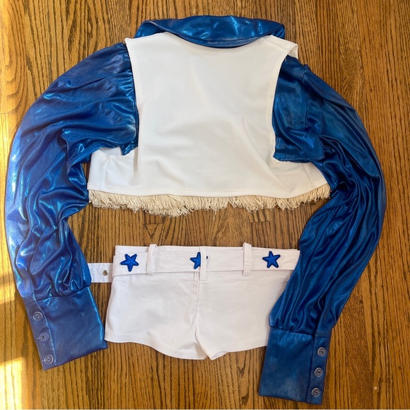 dallas cowboys cheer cheerleader costume outfit uniform - Picture 9 of 9